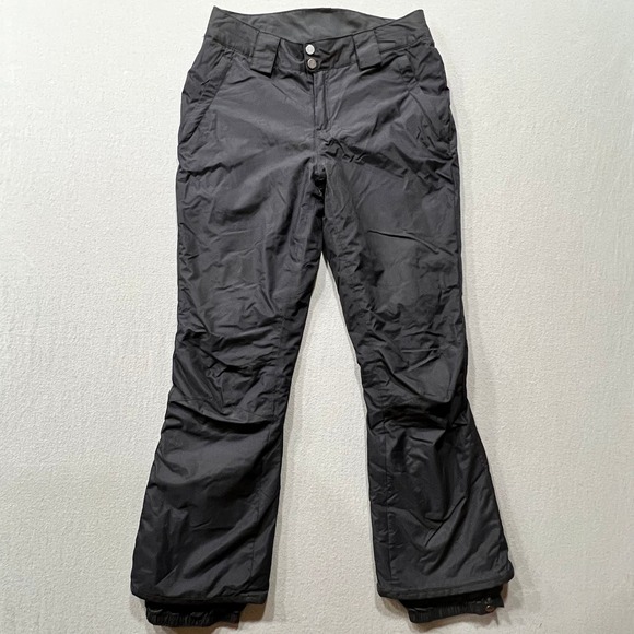 Columbia Omni-tech Snow WInter Black Adjustable Waist Pants Women Size M - Picture 1 of 13
